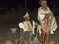 Zeremonial gathering of the KhoeKhoe indigenous people of South Africa