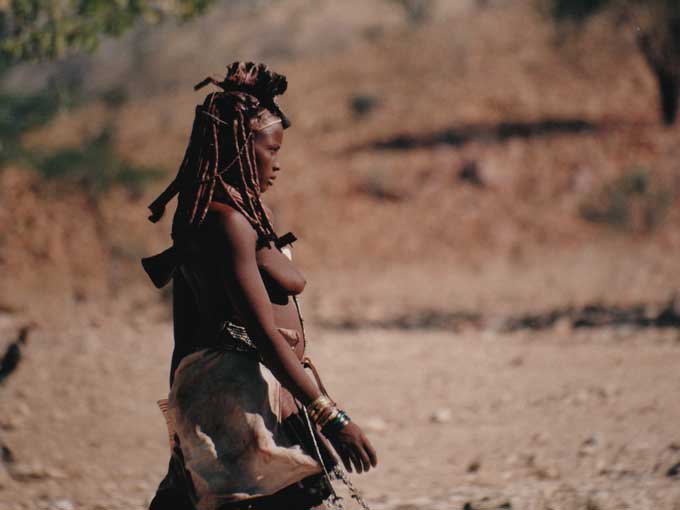 Ovahimbas in Kaokoveld, Namibia