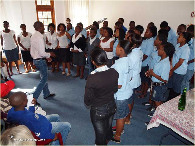 Lester Mposelwa directing