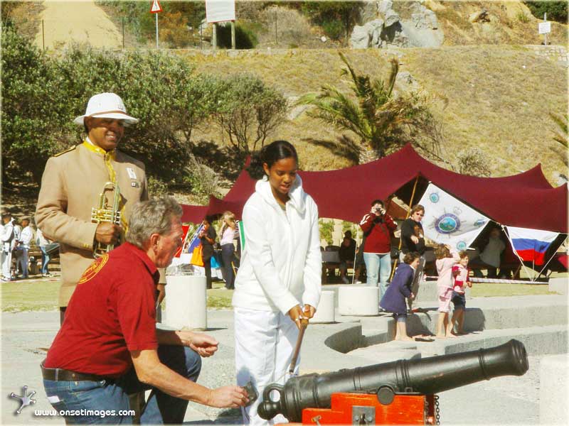 Charlene August, 2nd cannon firing